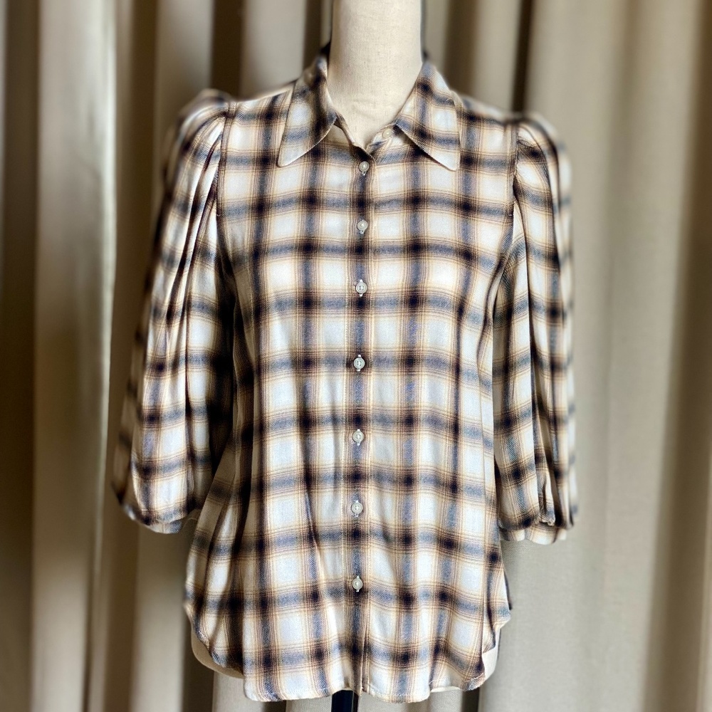 Pistola Plaid Button Down
